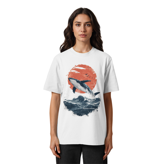 Wal Watercolor Style - Heavy Oversized Organic Shirt