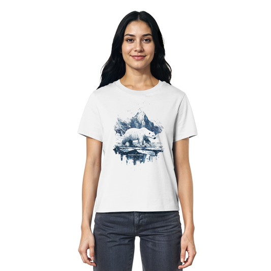 Eisbär Watercolor Style - Ladies Organic Shirt