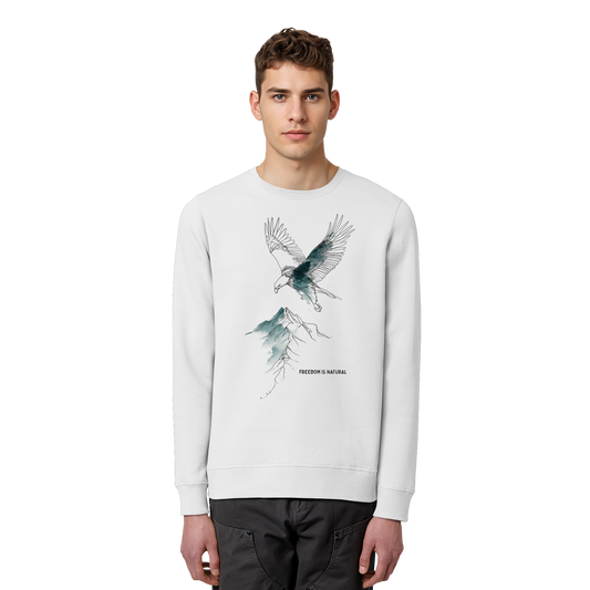 Adler Sketch Art Style - Organic Basic Unisex Sweatshirt