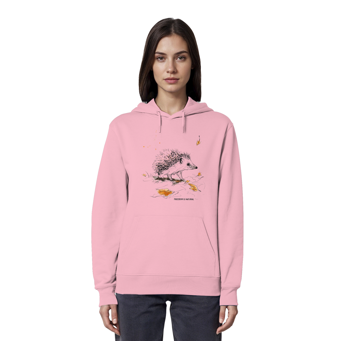 Igel Sketch Art Style - Organic Hoodie Damen