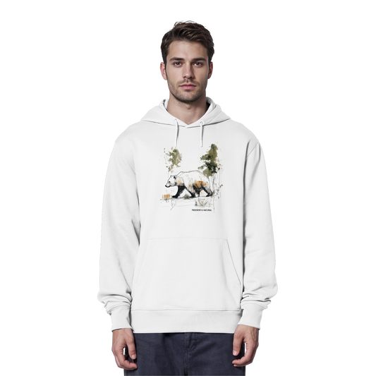 Bär Sketch Art Style - Organic Hoodie