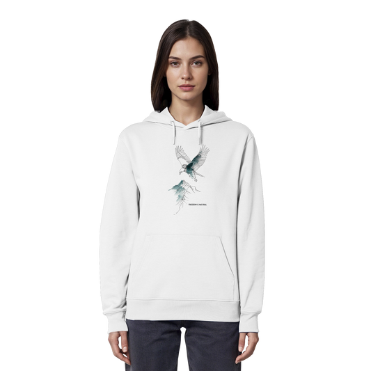 Adler Sketch Art Style - Organic Hoodie Damen