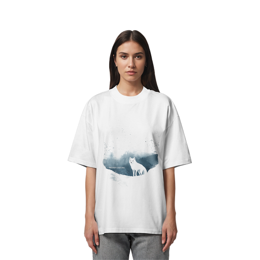 Schneefuchs Watercolor Style - Organic Oversize Shirt