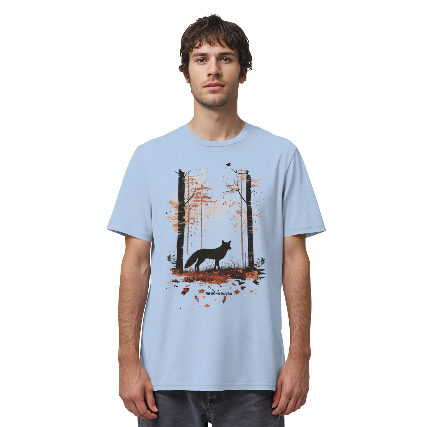 Fuchs Watercolor Style - Organic Shirt