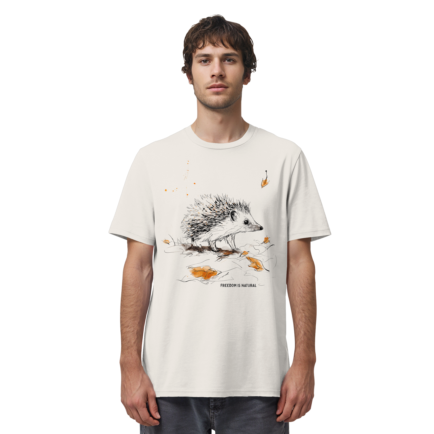 Igel Sketch Art Style - Organic Shirt