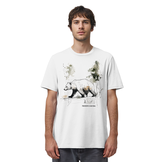 Bär Sketch Art Style - Organic Shirt
