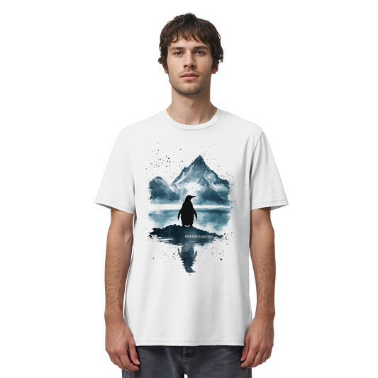 Pinguin Watercolor Style - Organic Shirt