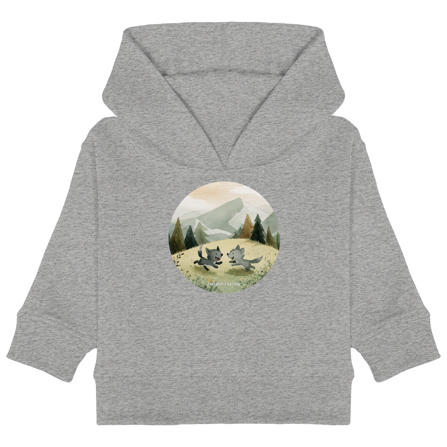 Wölfe Kids - Baby Organic Hoodie