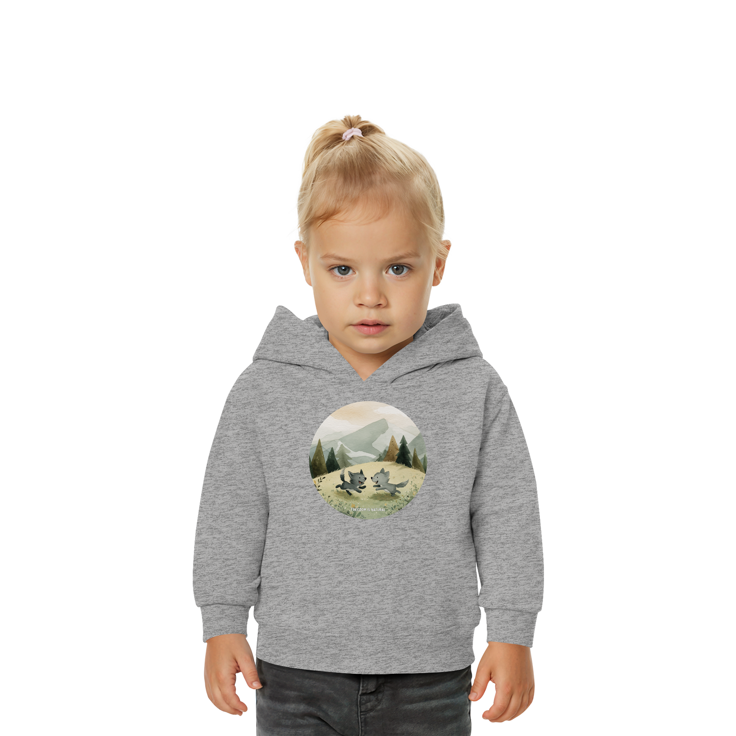 Wölfe Kids - Baby Organic Hoodie