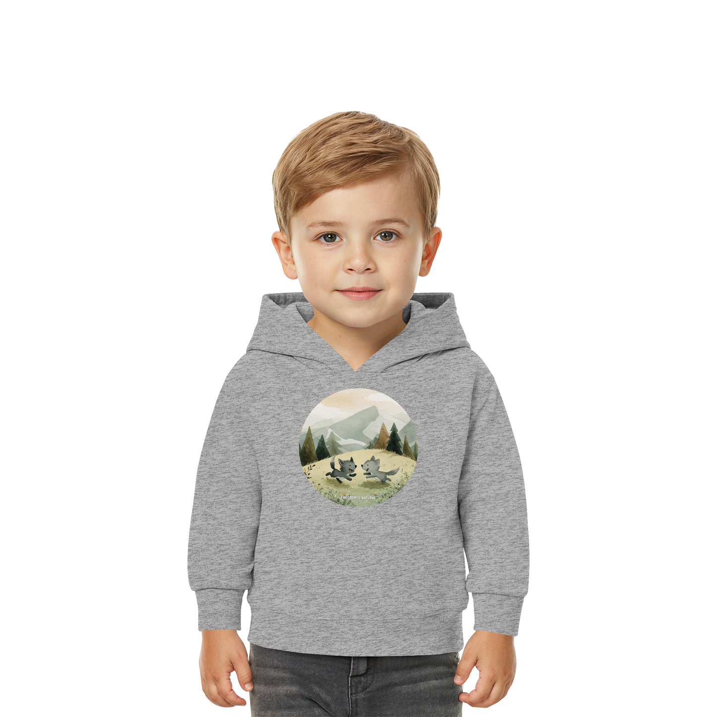 Wölfe Kids - Baby Organic Hoodie