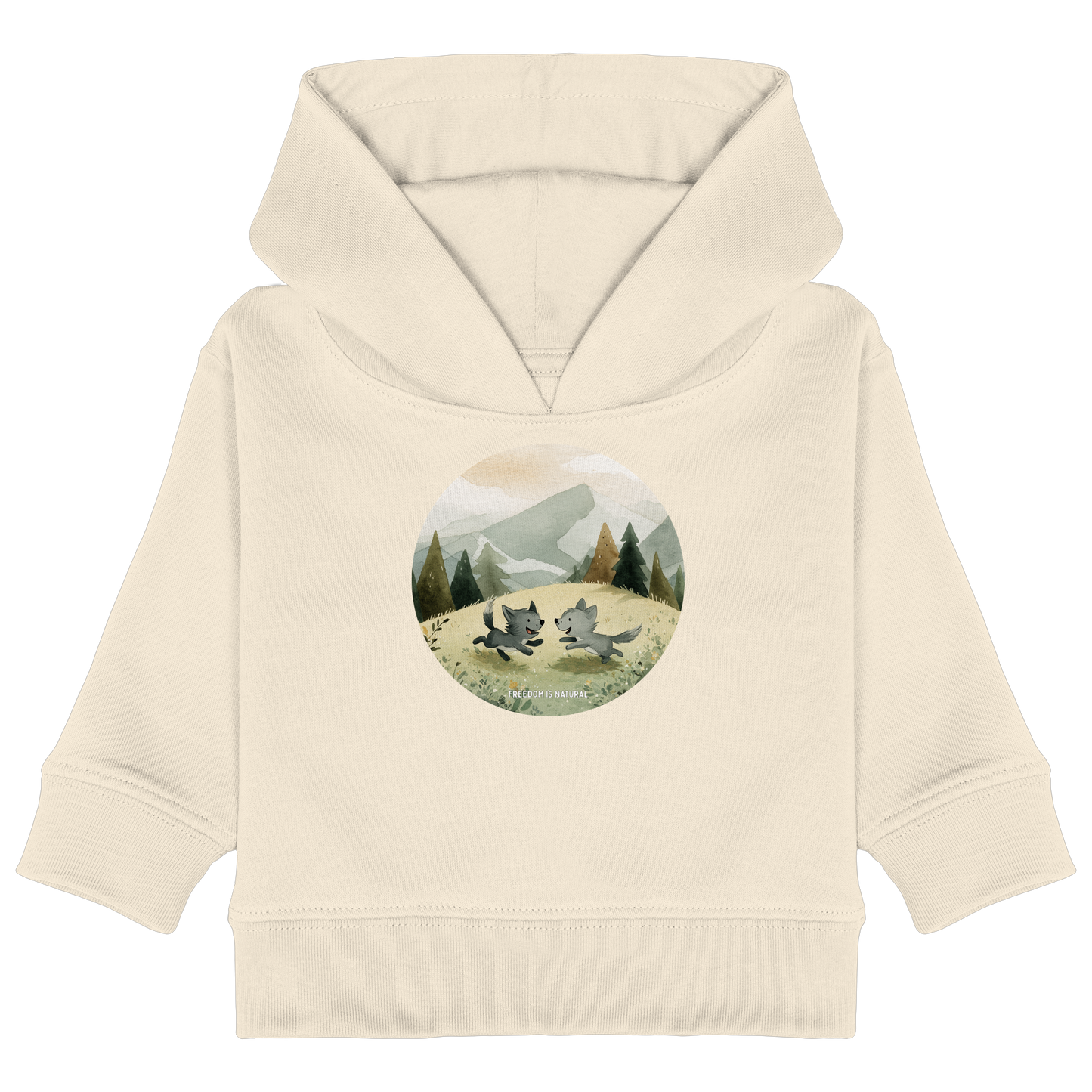 Wölfe Kids - Baby Organic Hoodie