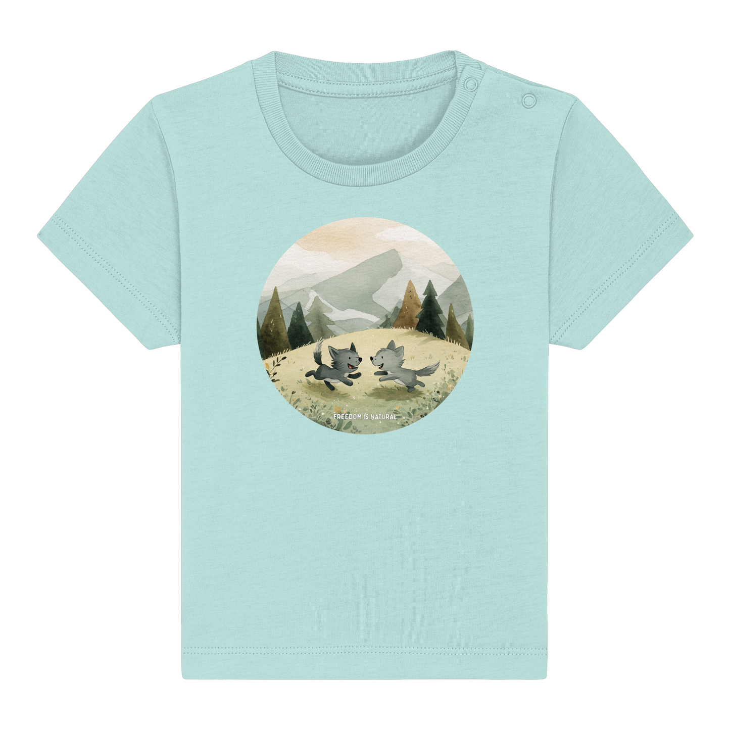 Wölfe Kids - Baby Organic Shirt