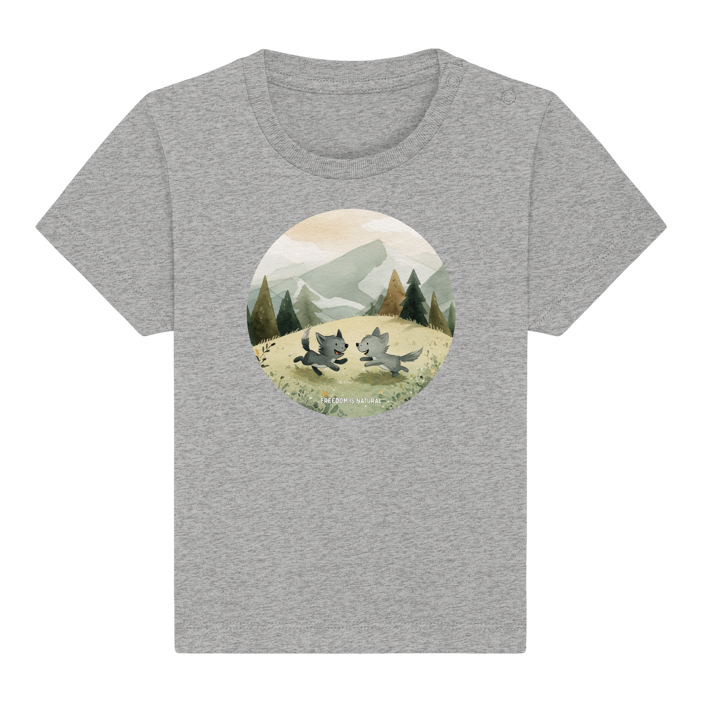 Wölfe Kids - Baby Organic Shirt