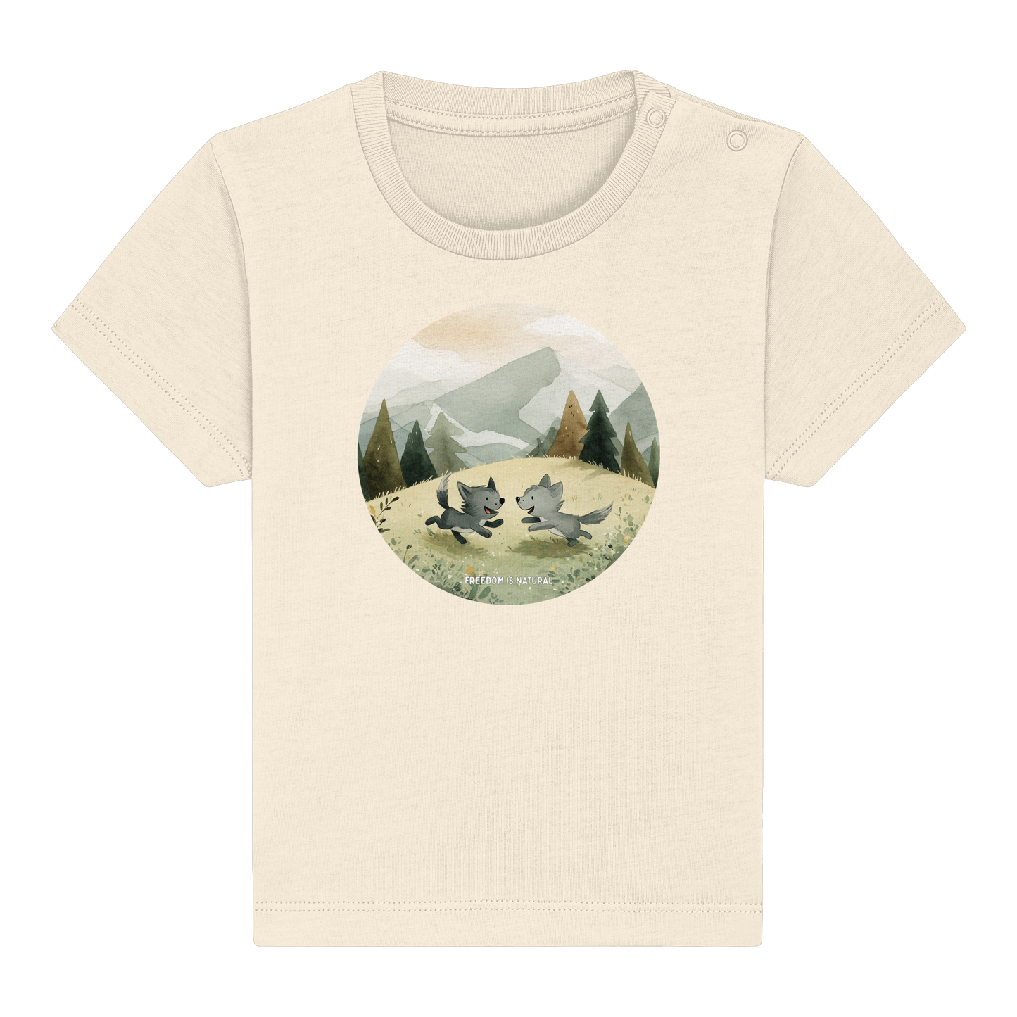 Wölfe Kids - Baby Organic Shirt