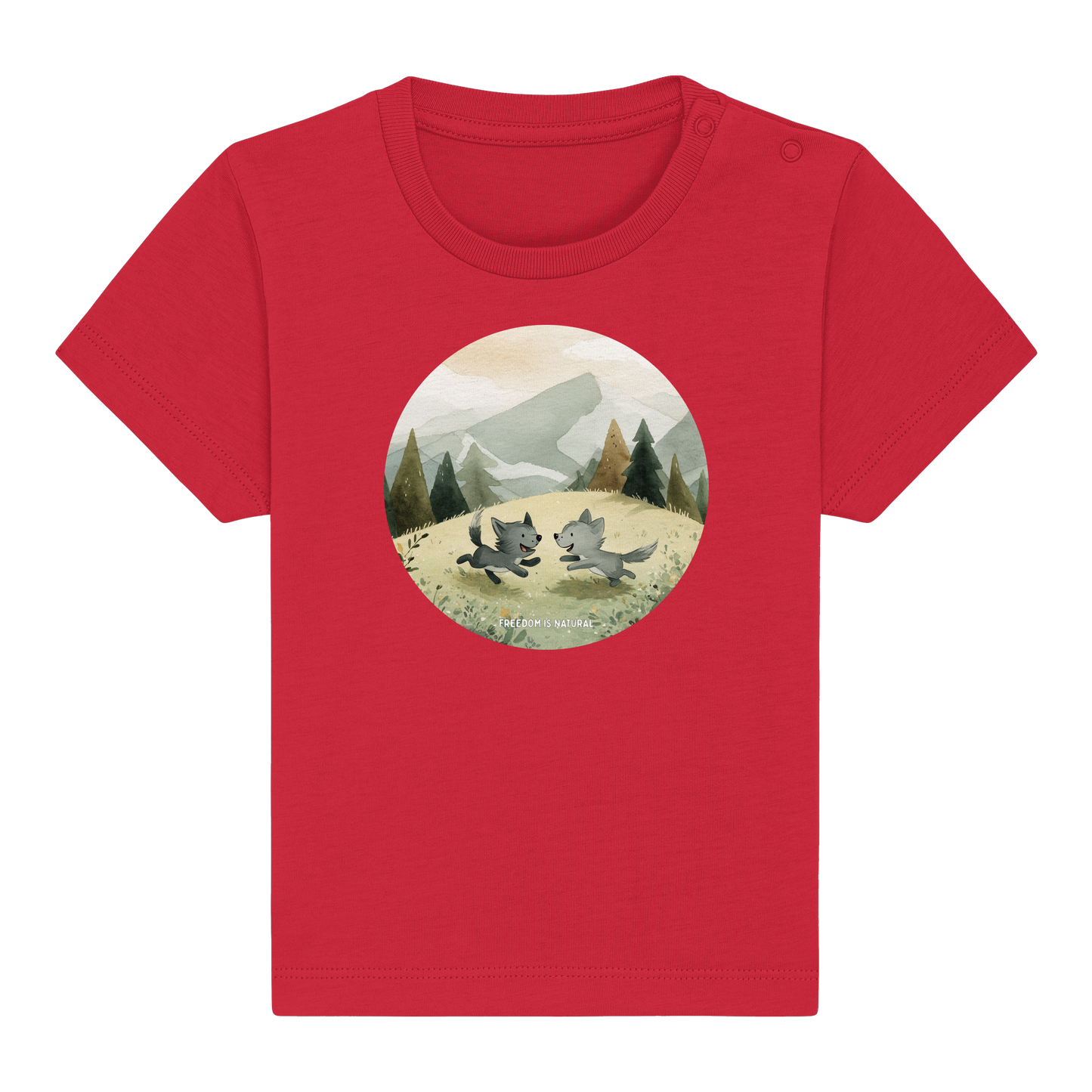 Wölfe Kids - Baby Organic Shirt
