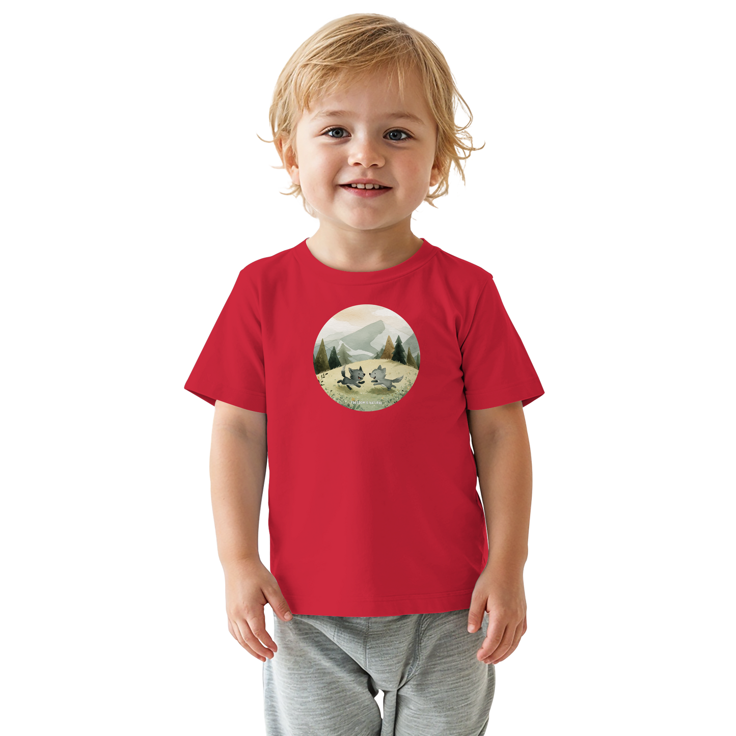 Wölfe Kids - Baby Organic Shirt