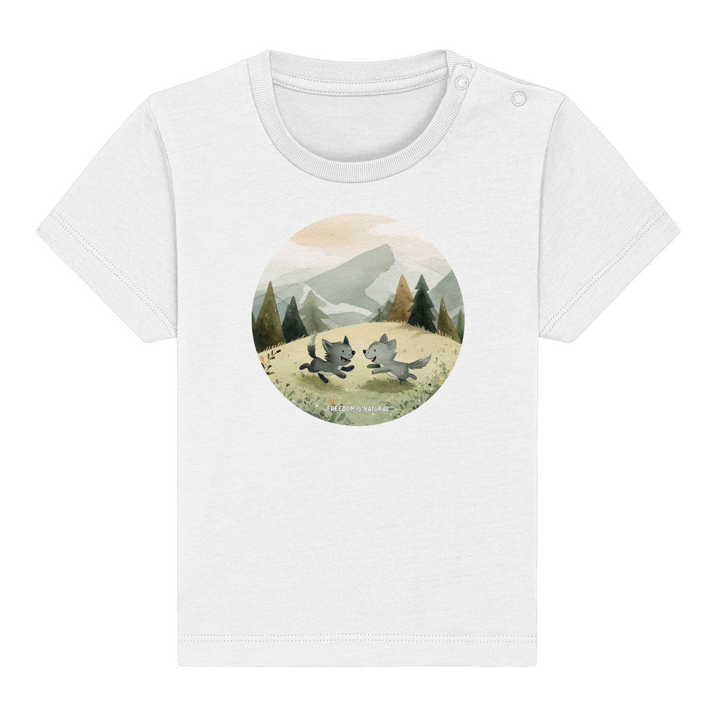 Wölfe Kids - Baby Organic Shirt