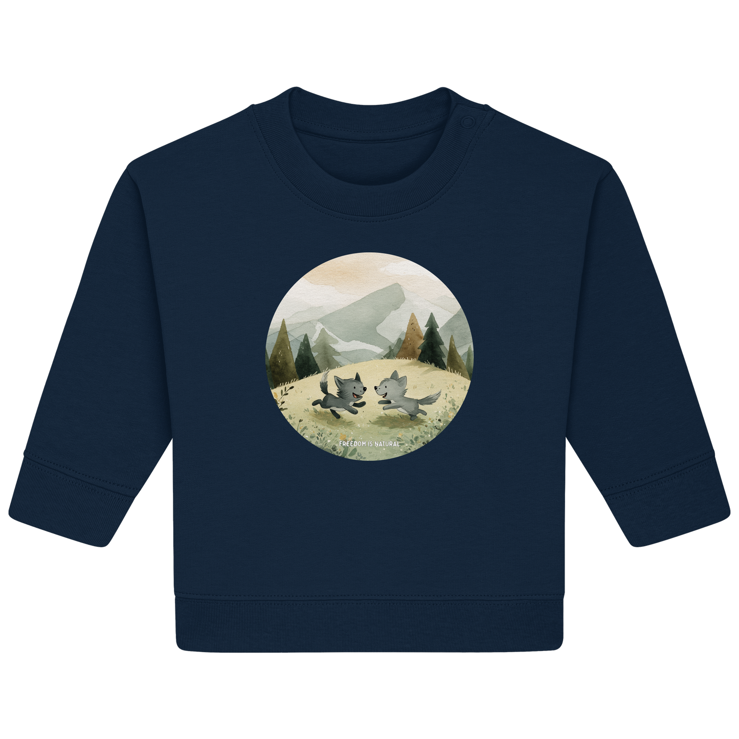 Wölfe Kids - Baby Organic Sweatshirt