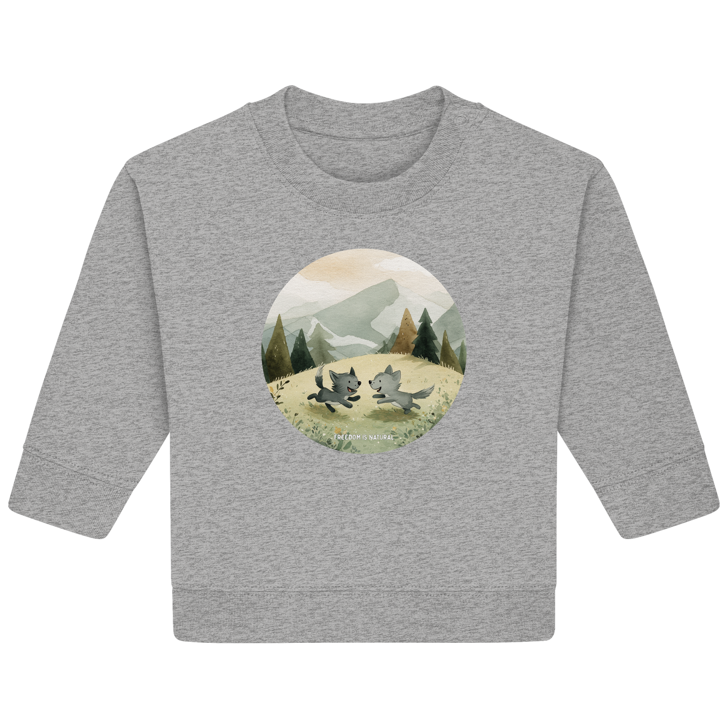 Wölfe Kids - Baby Organic Sweatshirt