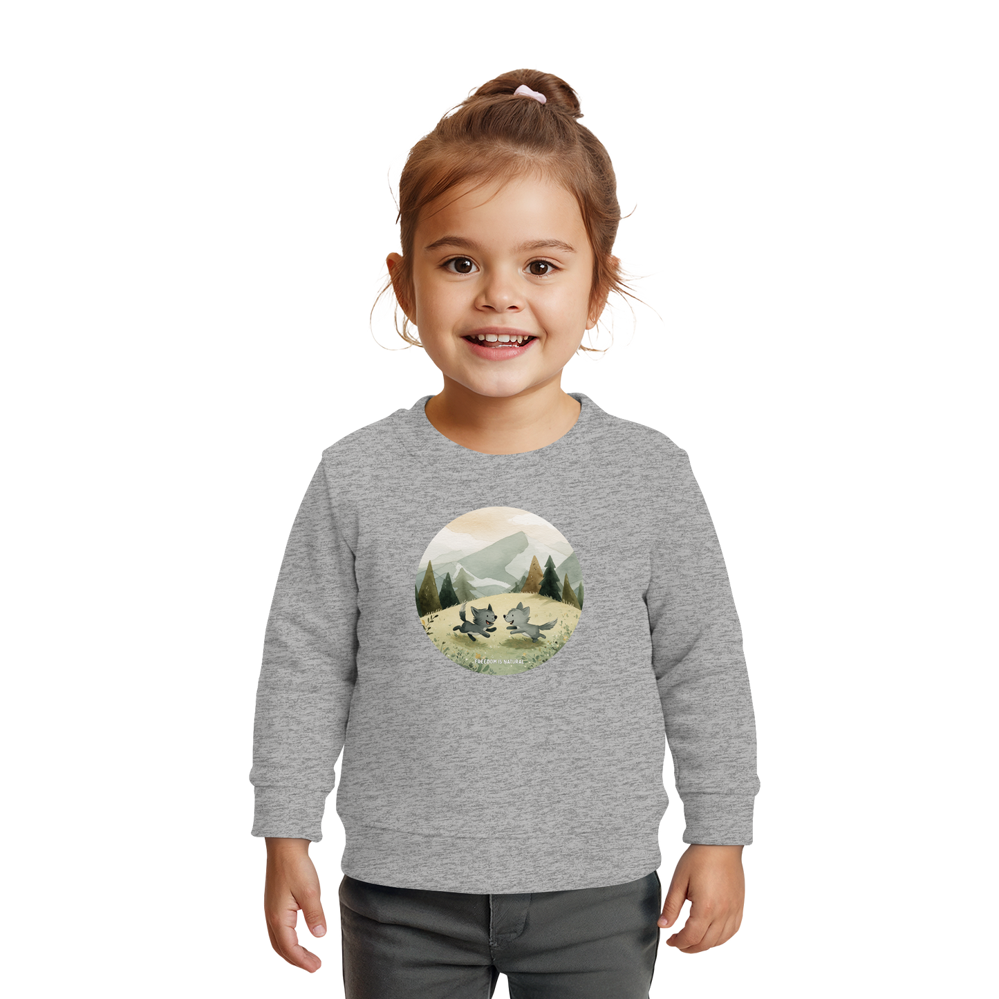 Wölfe Kids - Baby Organic Sweatshirt