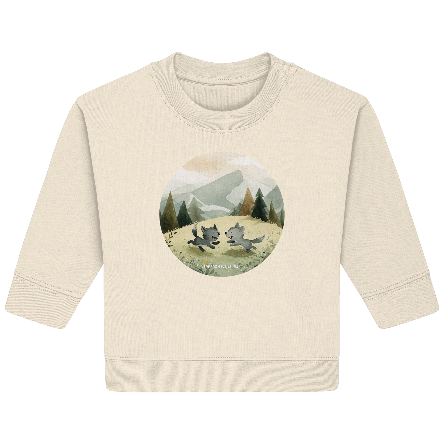 Wölfe Kids - Baby Organic Sweatshirt