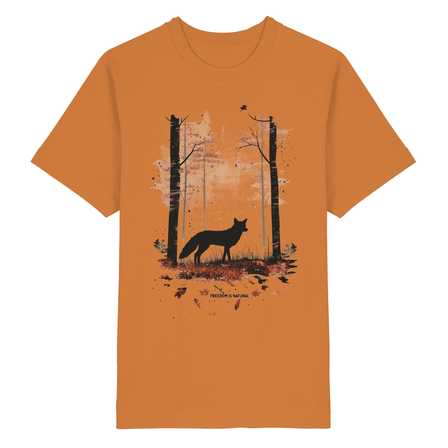 Fuchs Watercolor Style - Heavy Oversized Organic Shirt