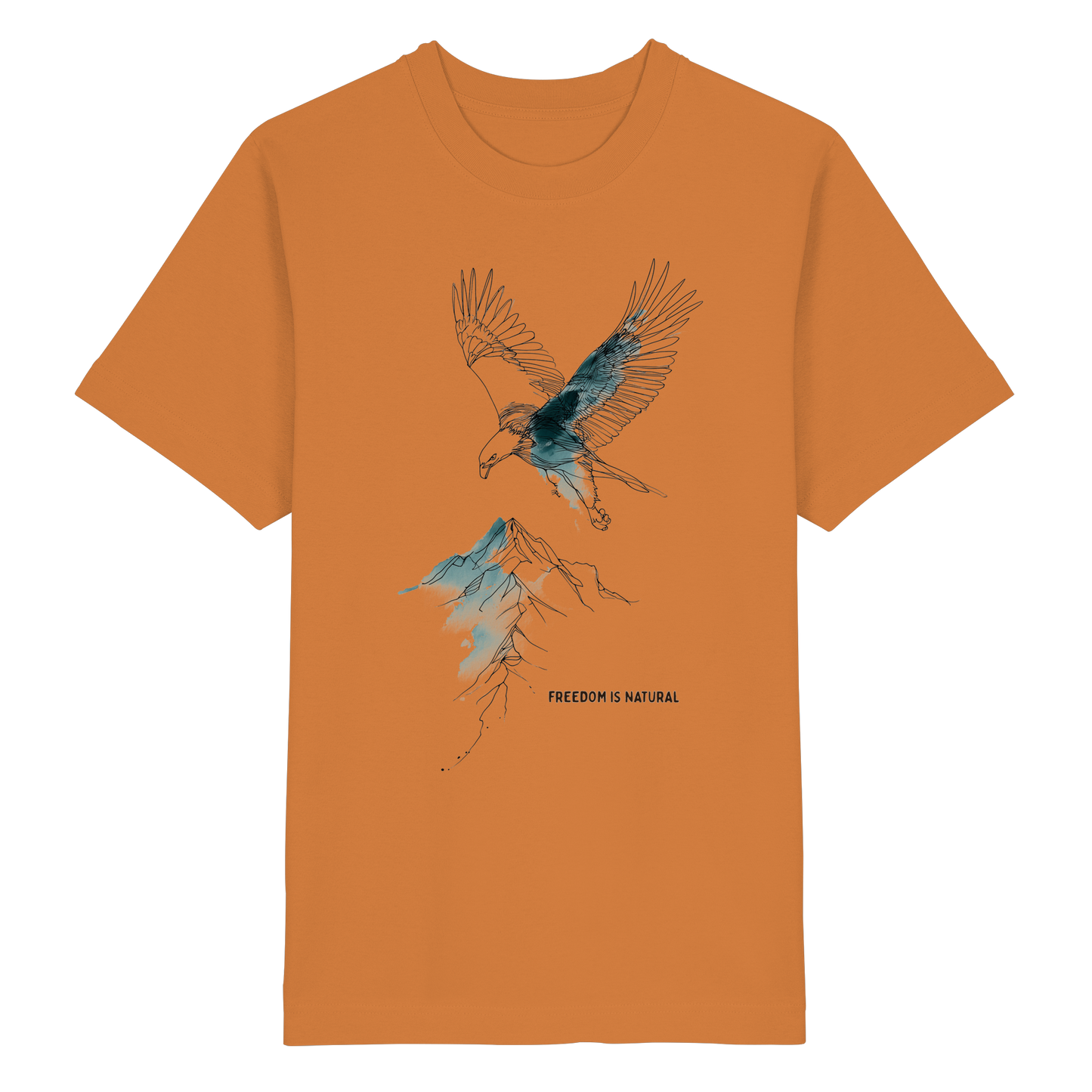 Adler Sketch Art Style - Heavy Oversized Organic Shirt