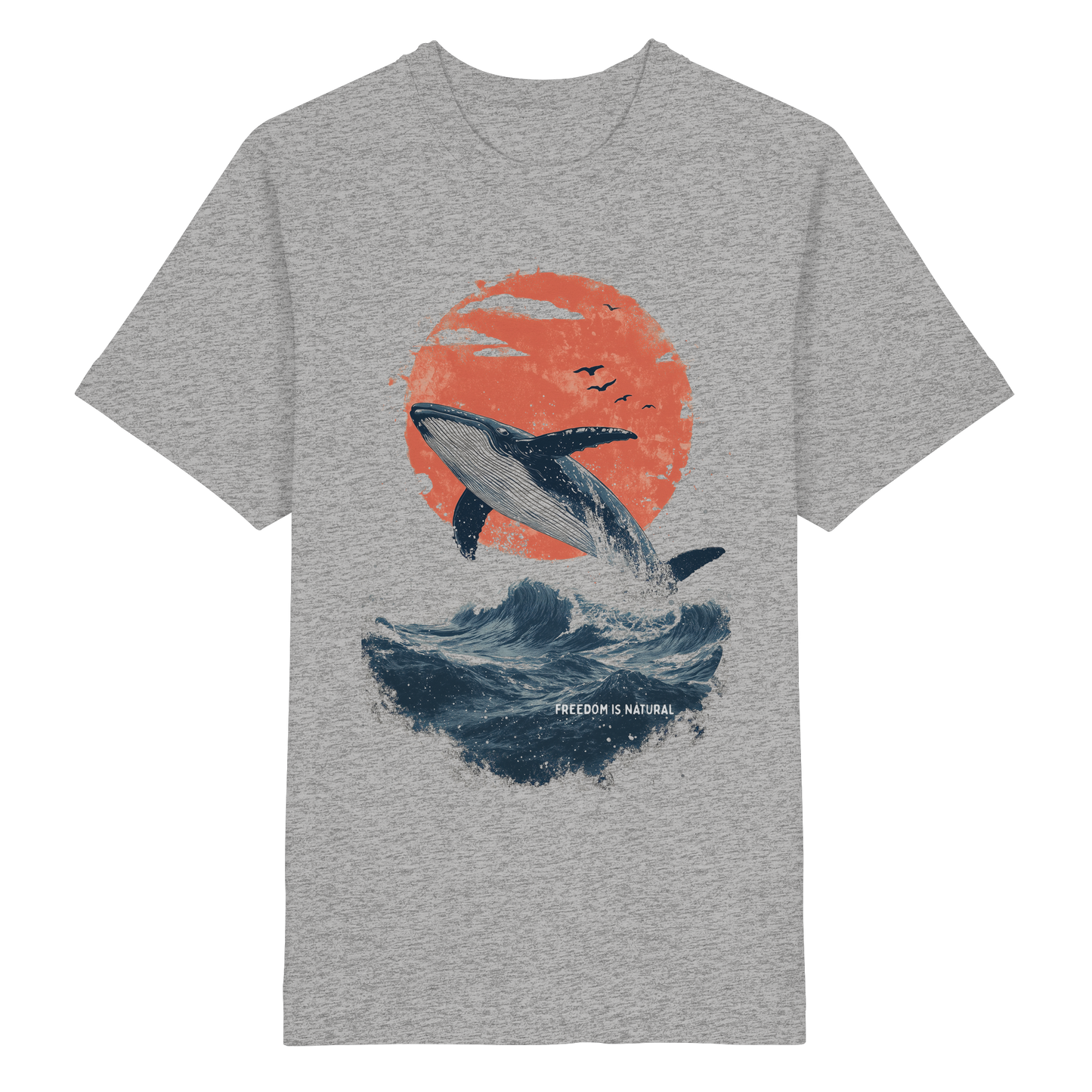 Wal Watercolor Style - Heavy Oversized Organic Shirt