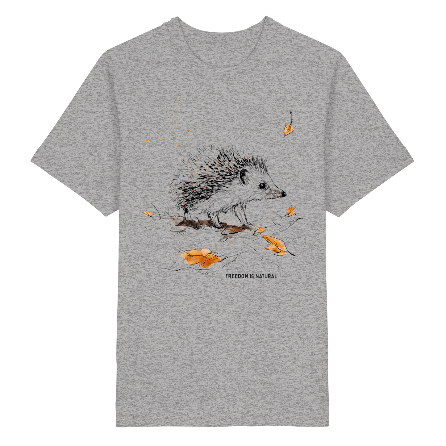 Igel Sketch Art Style - Heavy Oversized Organic Shirt