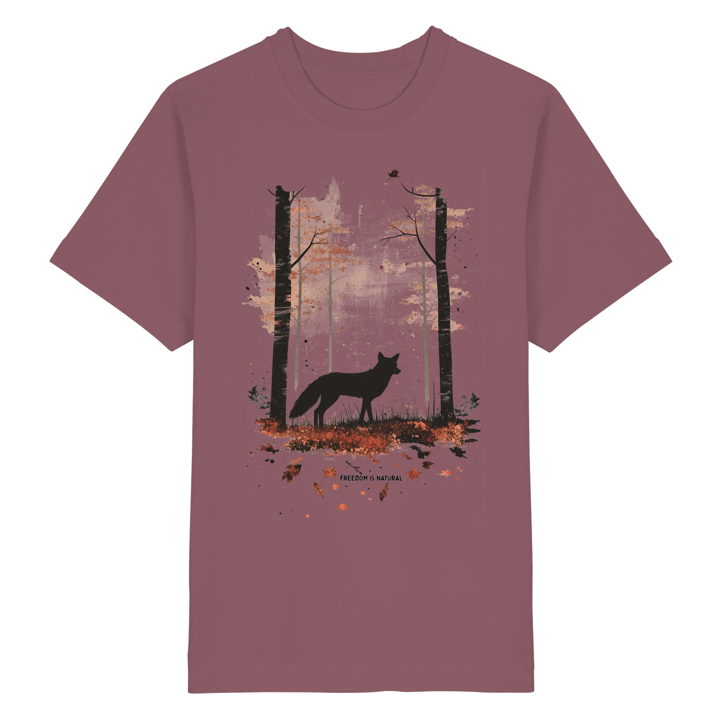 Fuchs Watercolor Style - Heavy Oversized Organic Shirt