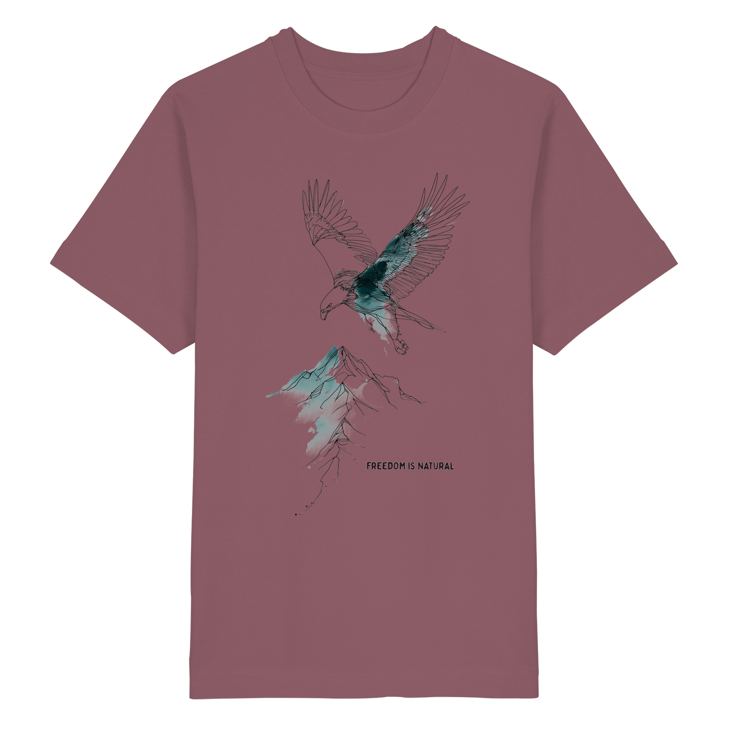 Adler Sketch Art Style - Heavy Oversized Organic Shirt