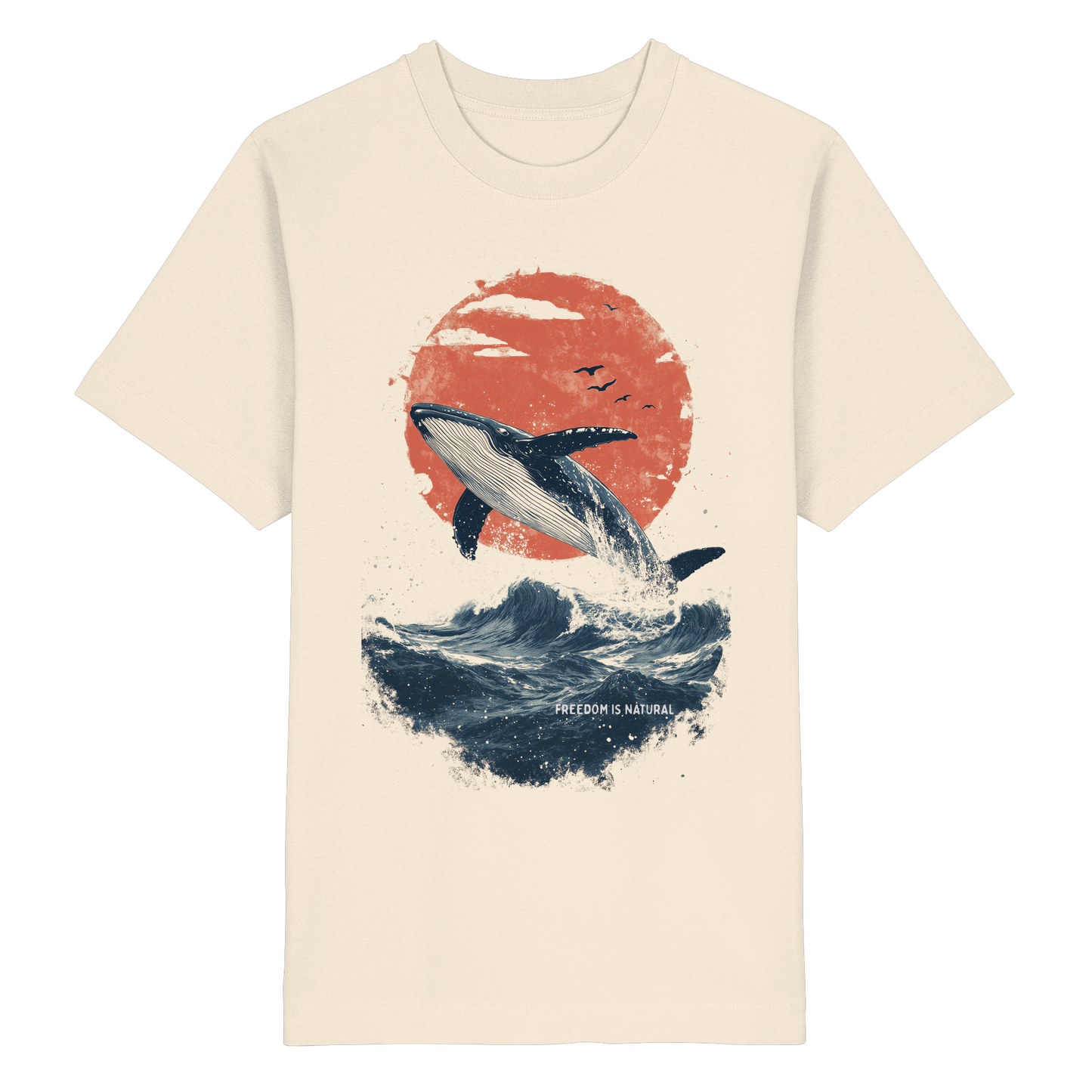 Wal Watercolor Style - Heavy Oversized Organic Shirt