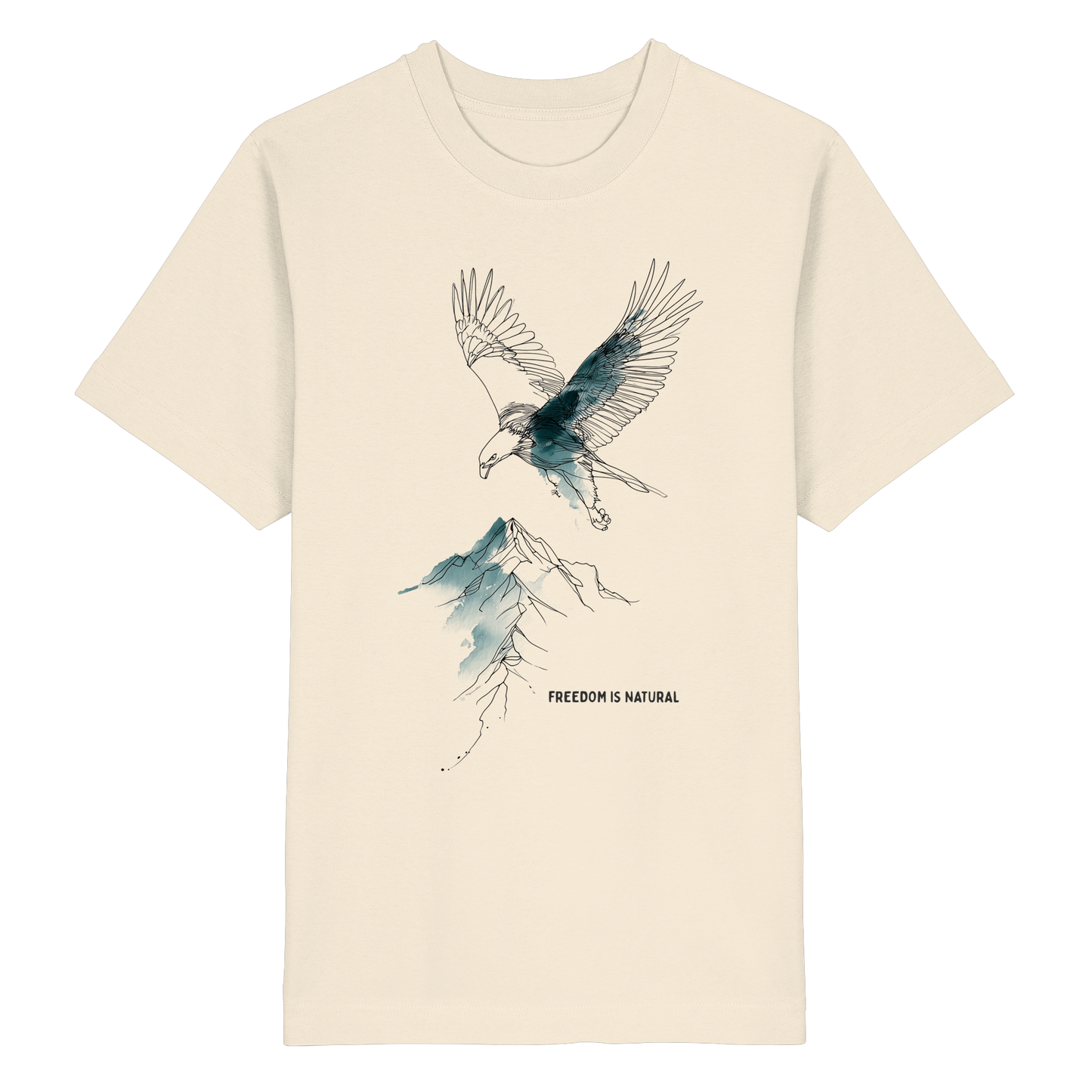 Adler Sketch Art Style - Heavy Oversized Organic Shirt