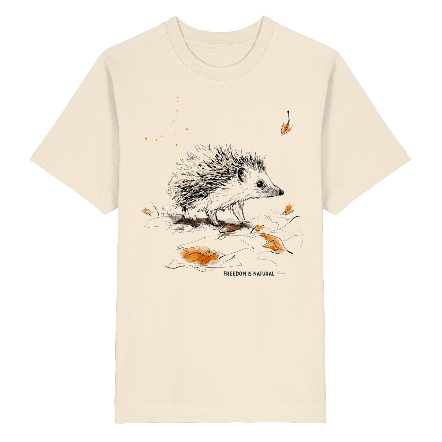 Igel Sketch Art Style - Heavy Oversized Organic Shirt