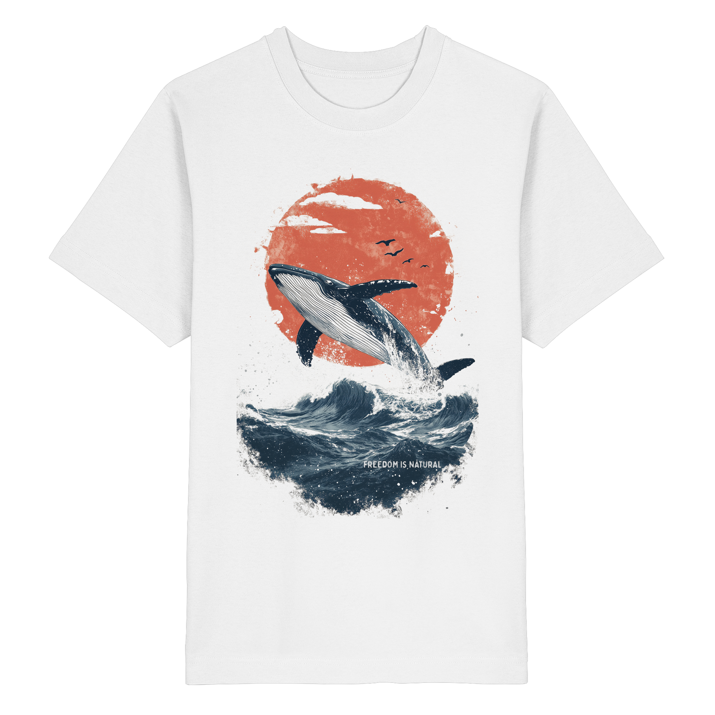 Wal Watercolor Style - Heavy Oversized Organic Shirt