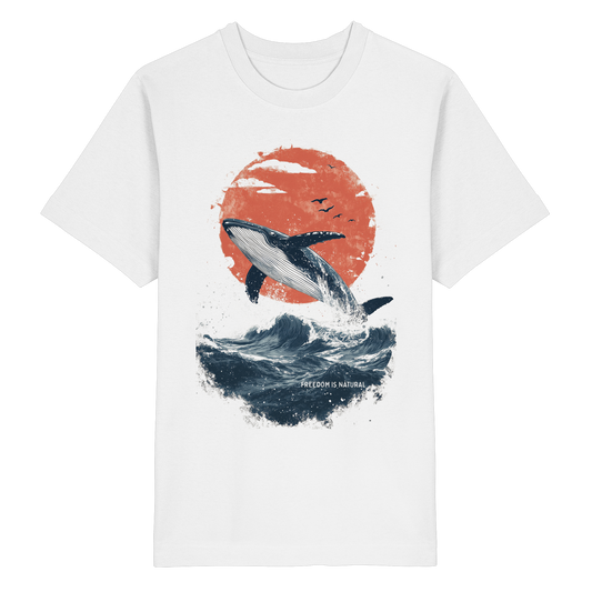 Wal Watercolor Style - Heavy Oversized Organic Shirt