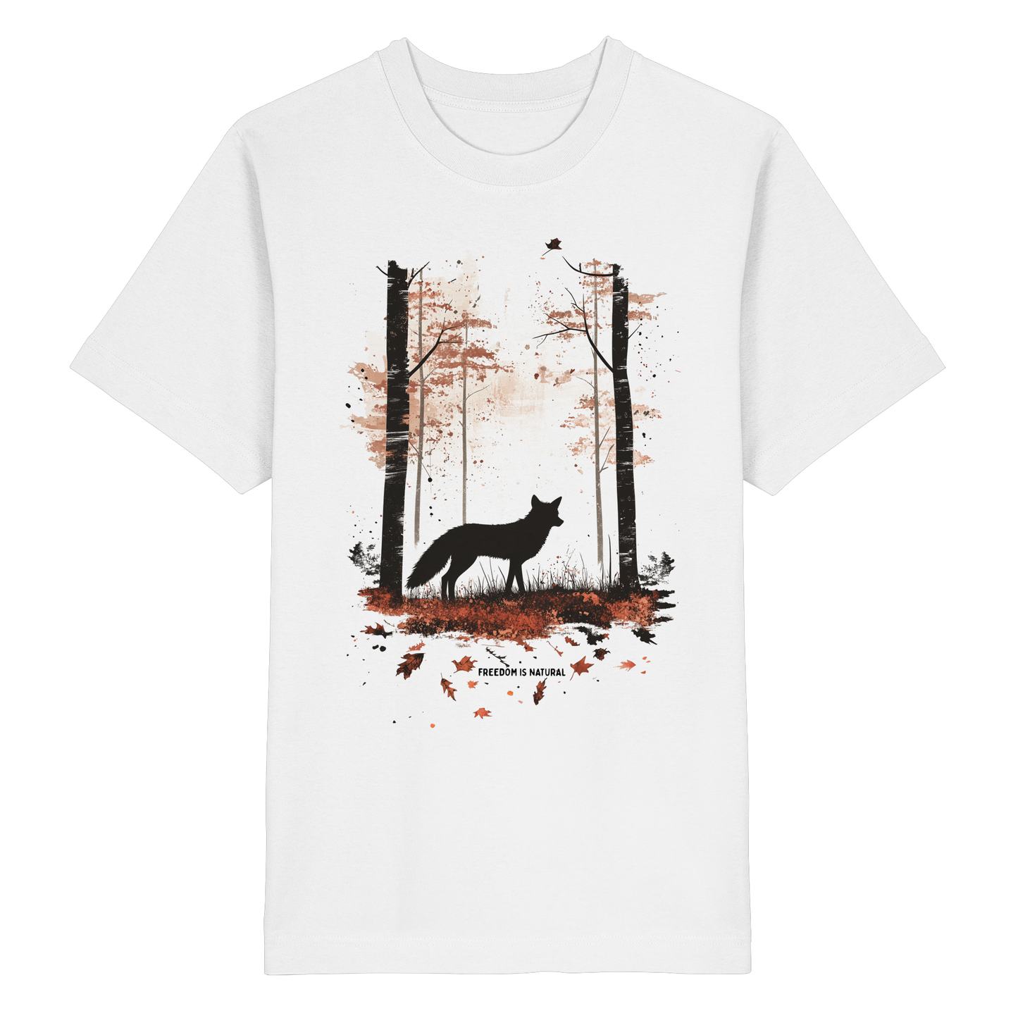 Fuchs Watercolor Style - Heavy Oversized Organic Shirt