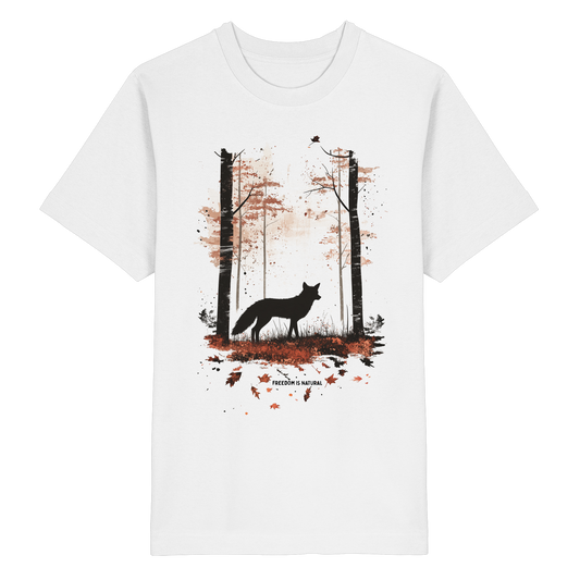Fuchs Watercolor Style - Heavy Oversized Organic Shirt