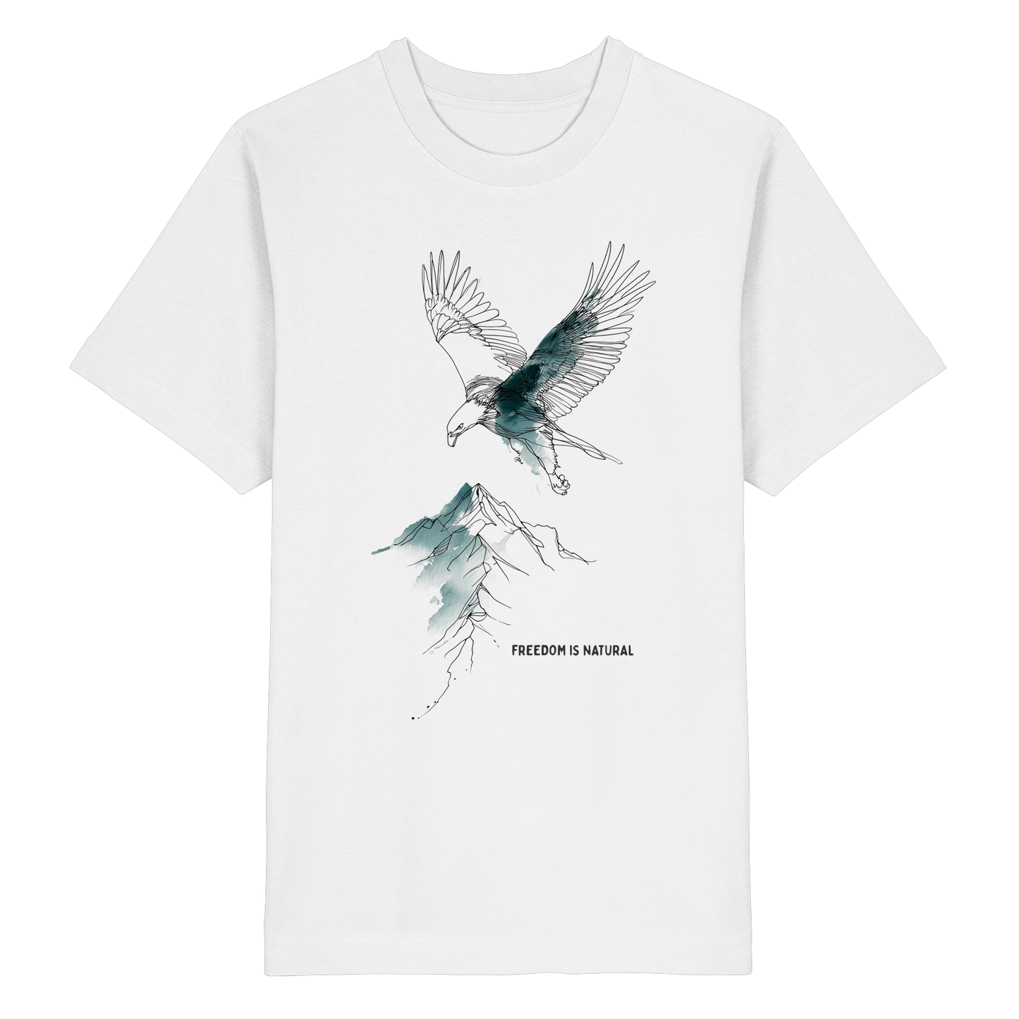 Adler Sketch Art Style - Heavy Oversized Organic Shirt