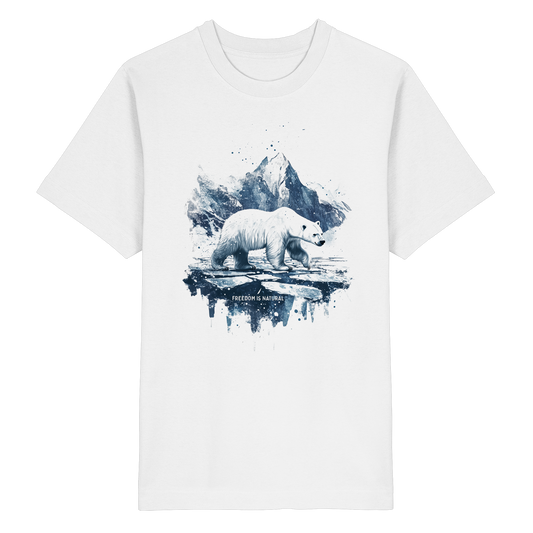 Eisbär Watercolor Style - Heavy Oversized Organic Shirt