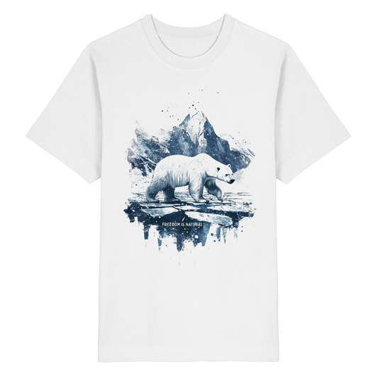 Eisbär Watercolor Style - Heavy Oversized Organic Shirt