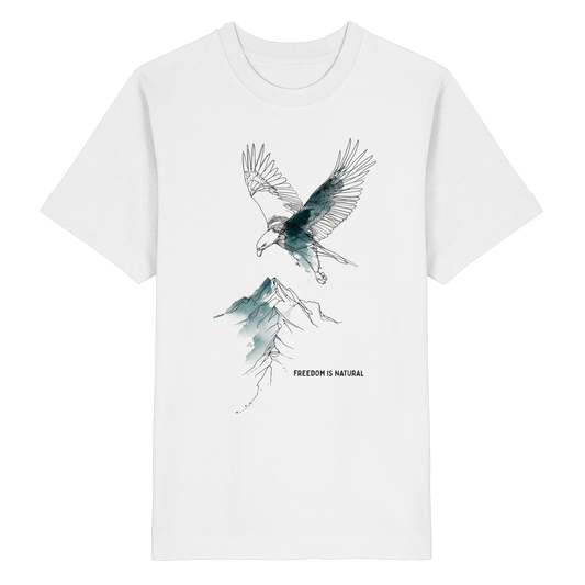 Adler Sketch Art Style - Heavy Oversized Organic Shirt