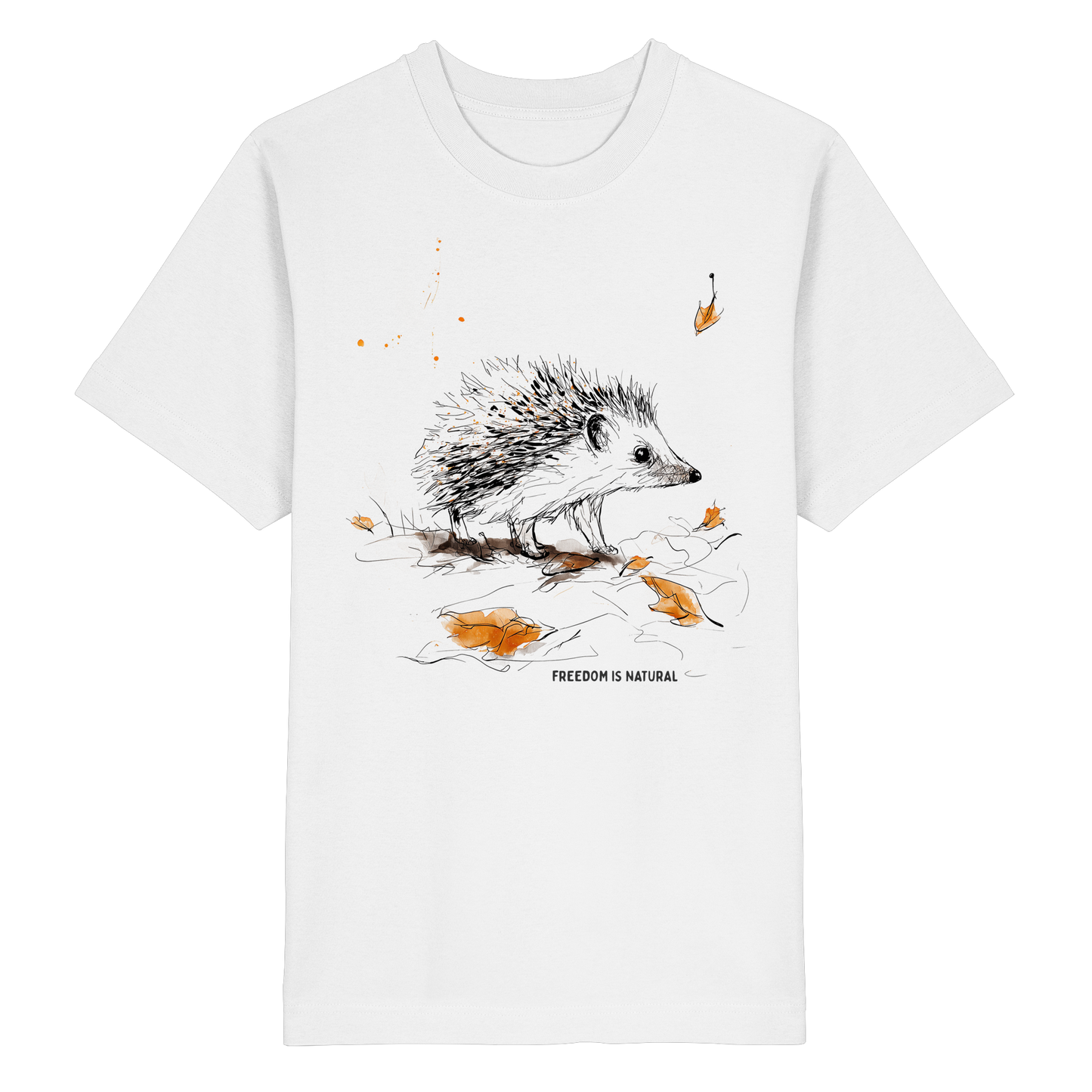 Igel Sketch Art Style - Heavy Oversized Organic Shirt