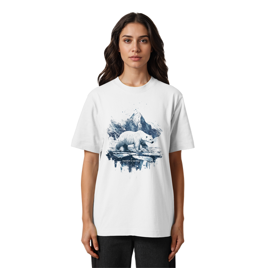 Eisbär Watercolor Style - Heavy Oversized Organic Shirt
