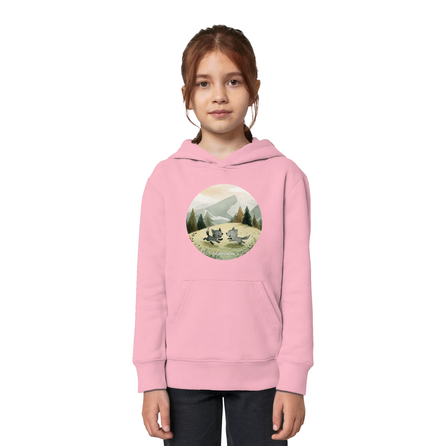 Wölfe Kids - Kids Organic Hoodie