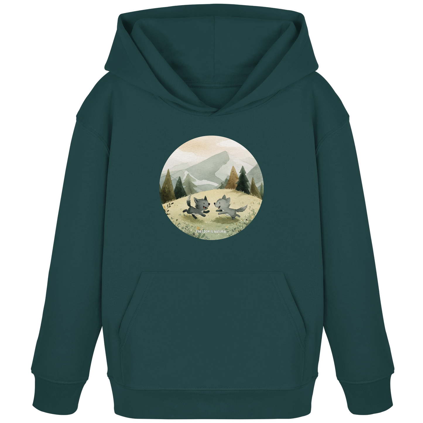 Wölfe Kids - Kids Organic Hoodie
