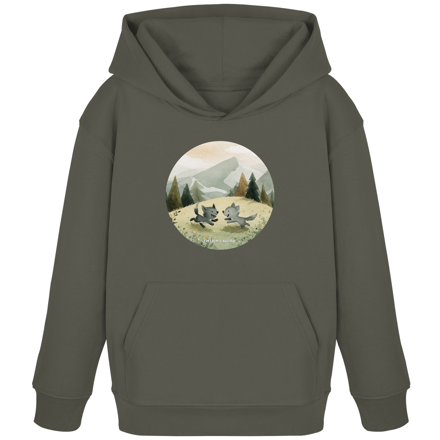 Wölfe Kids - Kids Organic Hoodie