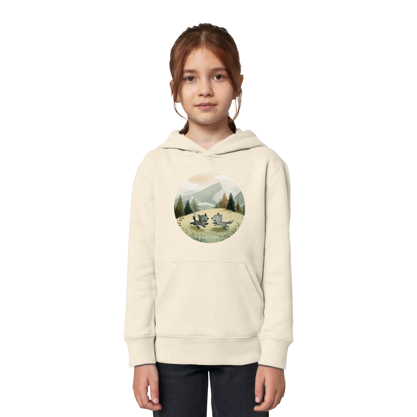 Wölfe Kids - Kids Organic Hoodie