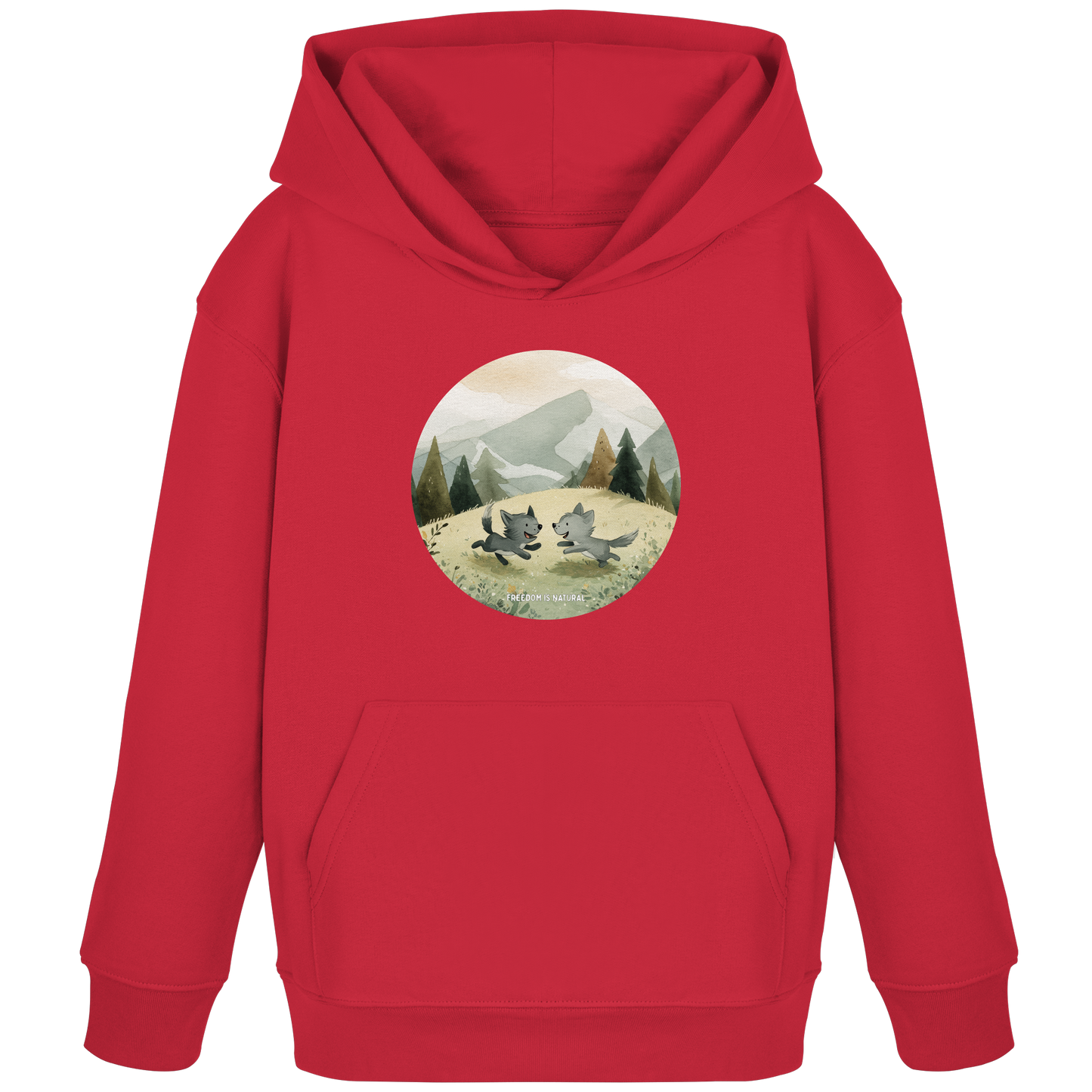 Wölfe Kids - Kids Organic Hoodie