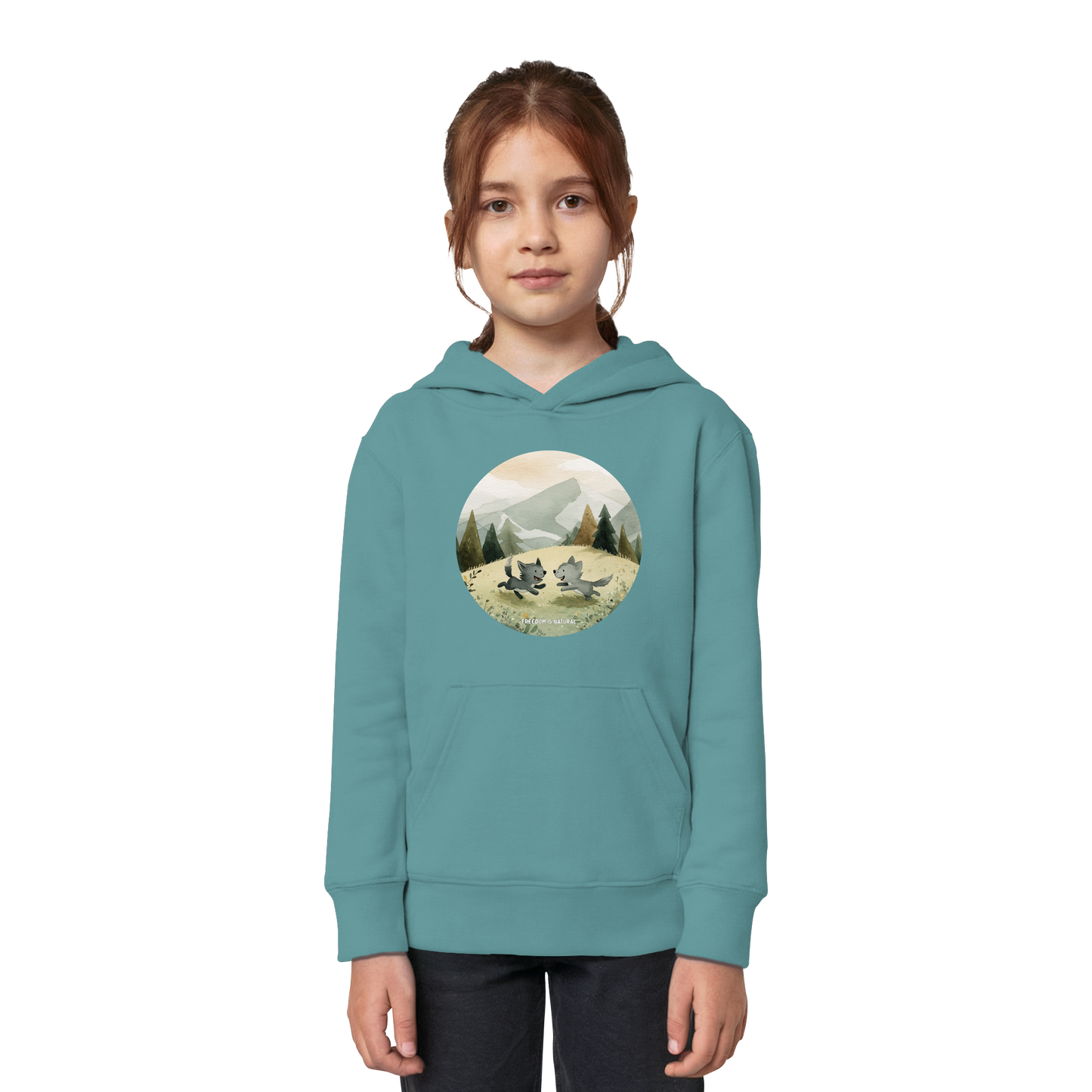 Wölfe Kids - Kids Organic Hoodie